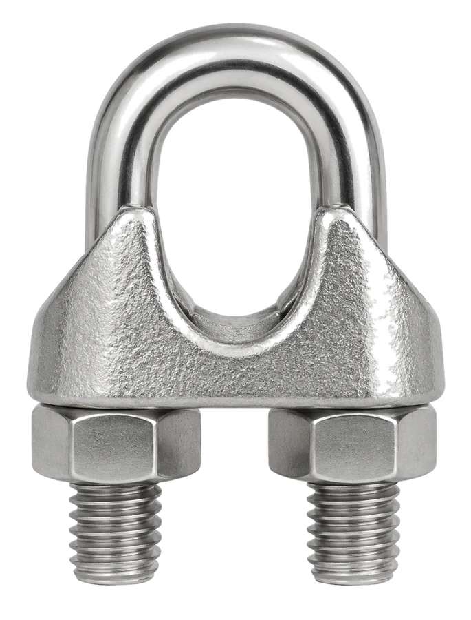 Wire rope clip — For Ø4–6 rope