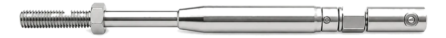 Swage stud tensioner — M8 × Ø4 swage