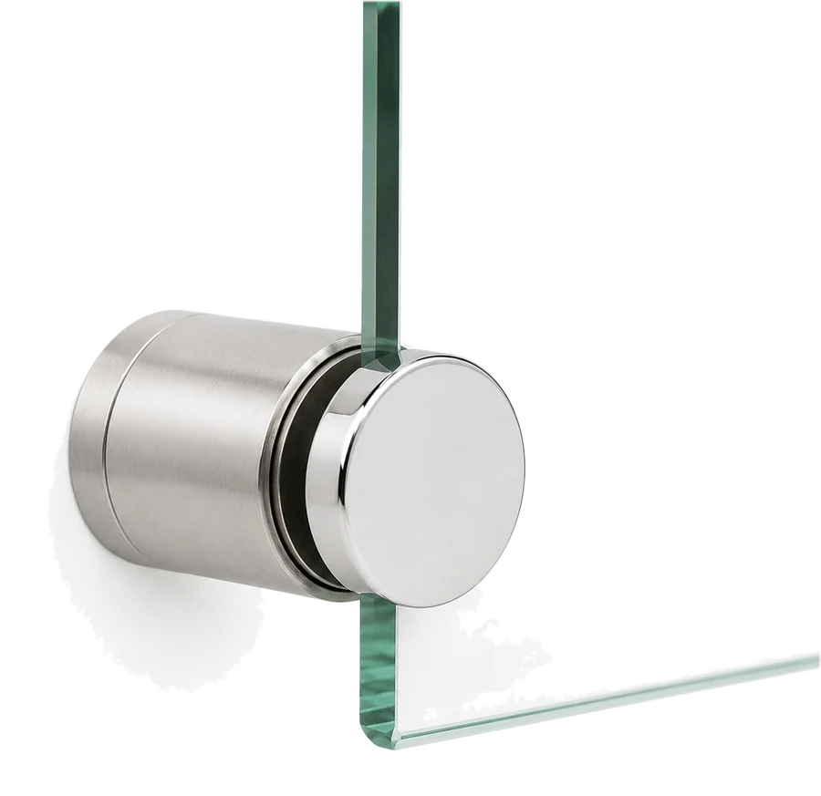 Glass standoff adapter — Ø30 · for 8–12 mm glass