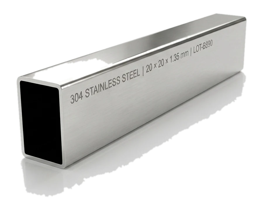 Square tube 20 × 20 — 20 × 20 × 1.35 mm