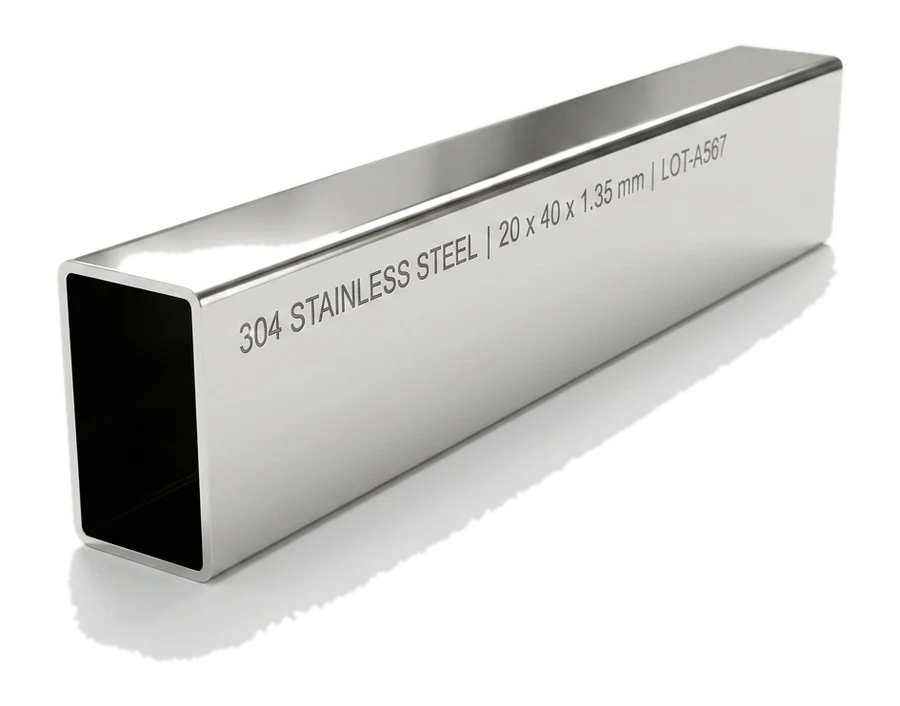 Rectangular tube 20 × 40 — 20 × 40 × 1.35 mm